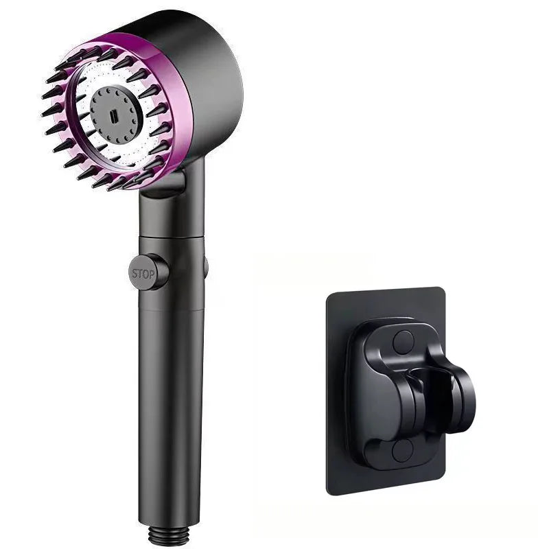 Four modes shower filter head massage showerhead replete for shower knobs bathroom accessories heads showers parts fixture home